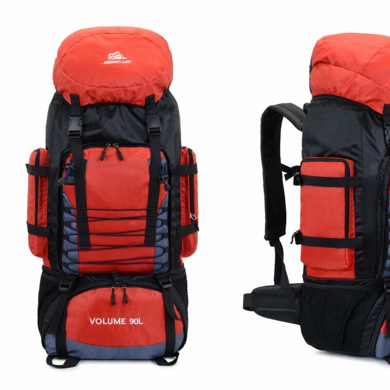 Grand sac à dos randonnée - Rouge - Sac à dos Sac à dos de randonnée