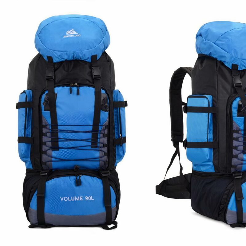 Grand sac à dos randonnée - Bleu - Sac à dos Sac à dos de randonnée