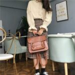 Sac à dos cartable vintage - Marron - Sac à dos Sac à dos scolaire