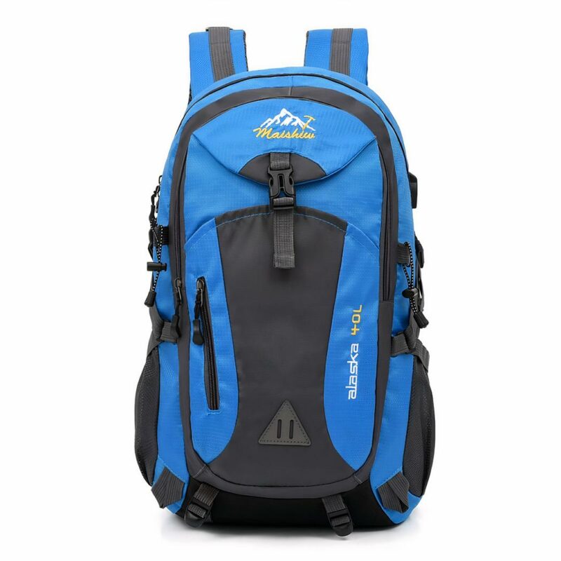 Sac à dos de randonné avec port USB - Bleu - Sac à dos Sac à dos de randonnée