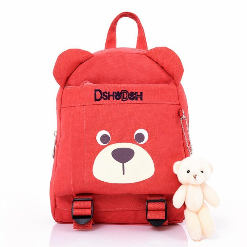 Sac à dos enfant ourson - Rouge - Sac à dos scolaire Sac à dos