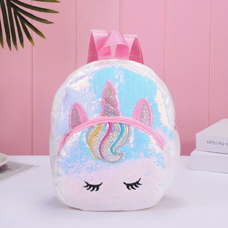 Sac à dos enfant à sequins licorne - Sac à dos Sac à dos scolaire