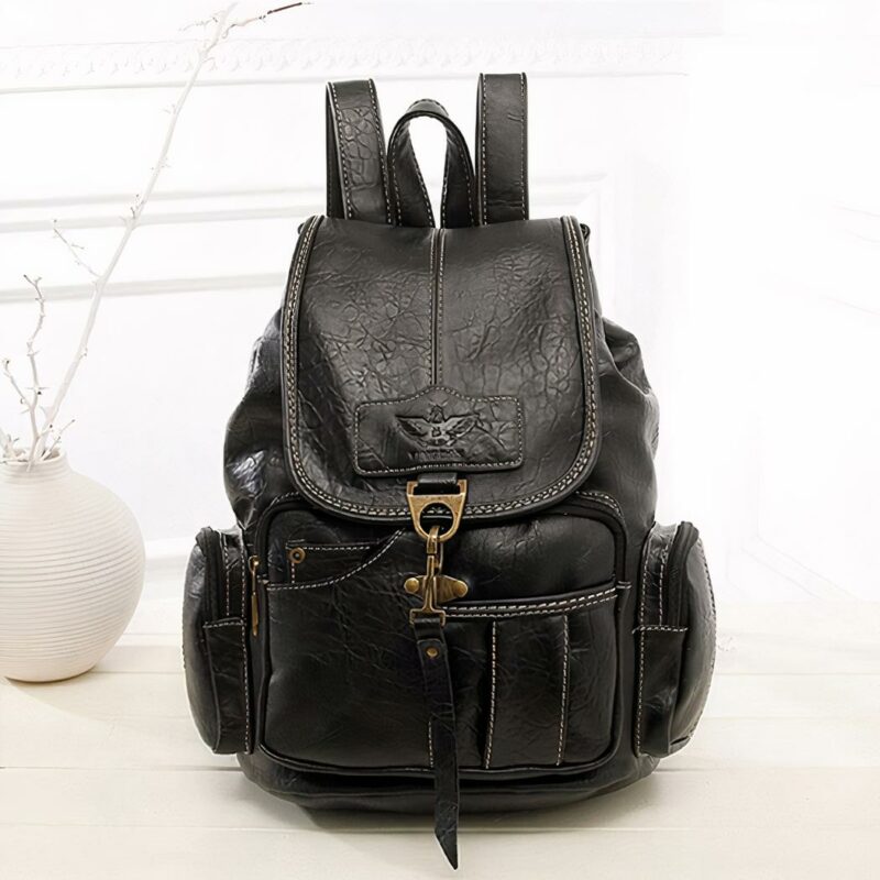 Sac à dos en cuir pour femmes Sac à dos