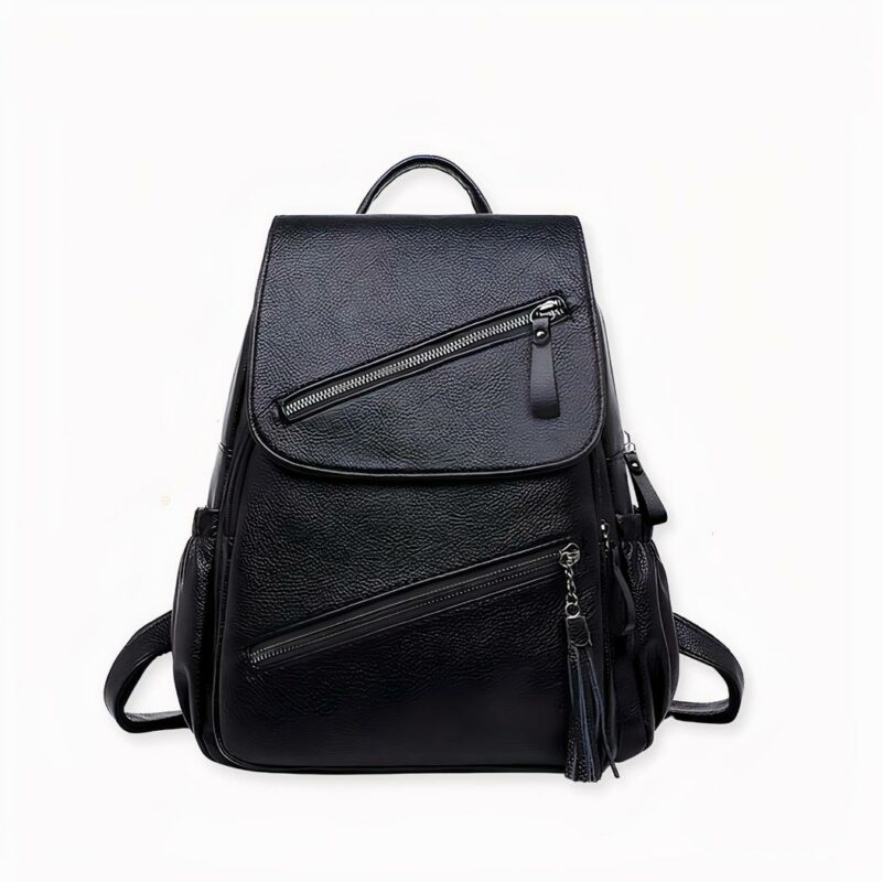 Découvrez ce beau sac à dos femme citadin similicuir grainé, qui s'associera à toutes vos tenues. Il deviendra votre indispensable quotidien pour emporter avec vous tout votre nécessaire. Un sac parfait pour les personnes actives et nomades !