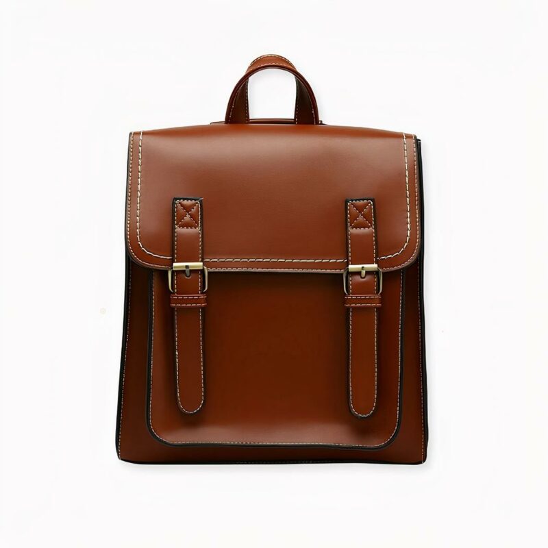 Un sac à dos cartable style vintage à porter sur le dos ou en bandoulière. Un compartiment principal spacieux avec une petite poche zippée à l'intérieur et une poche avant pour emporter avec vous tout ce dont vous avez besoin, partout, et avec style ! Le sac à dos cartable style vintage est un produit de qualité qui offre une touche d'élégance et de sophistication à votre look. Sa conception unique et son design intemporel en font un accessoire incontournable pour tous les jours.