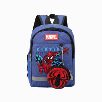 Sac à dos Spiderman effet jean - bleu foncé - Sac à dos scolaire Sac à dos pour enfants