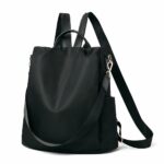 Sac à dos femme multi-porté - Noir - Sac à dos antivol Sac