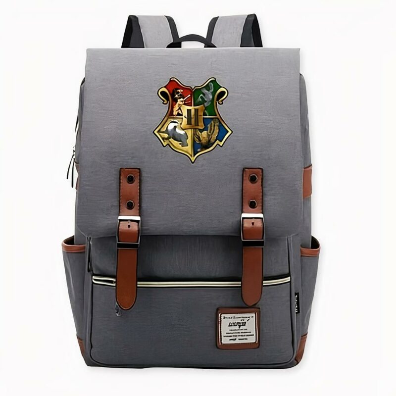 Sac à dos Harry Potter style College gris - Sac à dos scolaire. Bonne qualité et très tendance.