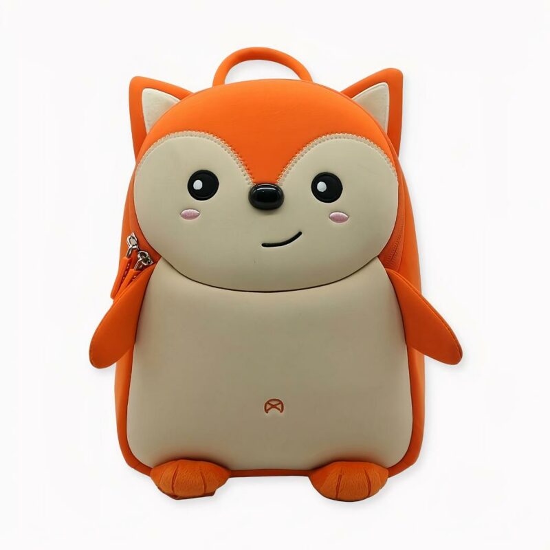 Sac à dos enfant petit renard orange. Bonne qualité et très tendance.