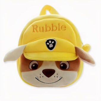 Sac à dos enfant tout doux Patpatrouille - Jaune - Décombres Animal en peluche