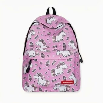 Sac à dos licorne et glaces rose, bonne qualité et très à la mode.