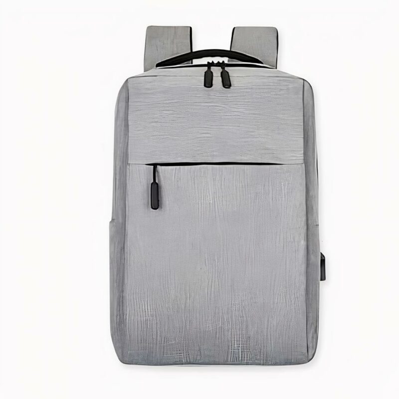 Sac à dos pour ordinateur en tissu avec charge USB - Gris - Sony PlayStation 5 Playstation 4