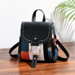 Sac à dos vintage multicolore - Noir - Sac bandoulière Sac à main