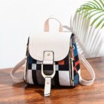Sac à dos vintage multicolore - Blanc - Sac Sac à main