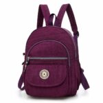 Sac à dos petit format en nylon - Violet - Sac à dos Sac à dos scolaire