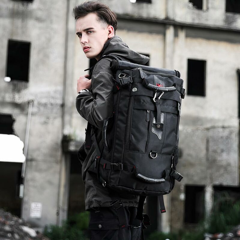 KAKA Sac Alpinisme Outdoor 40L Oxford Noir KAKA-2070 Sac à dos pour ordinateur portable