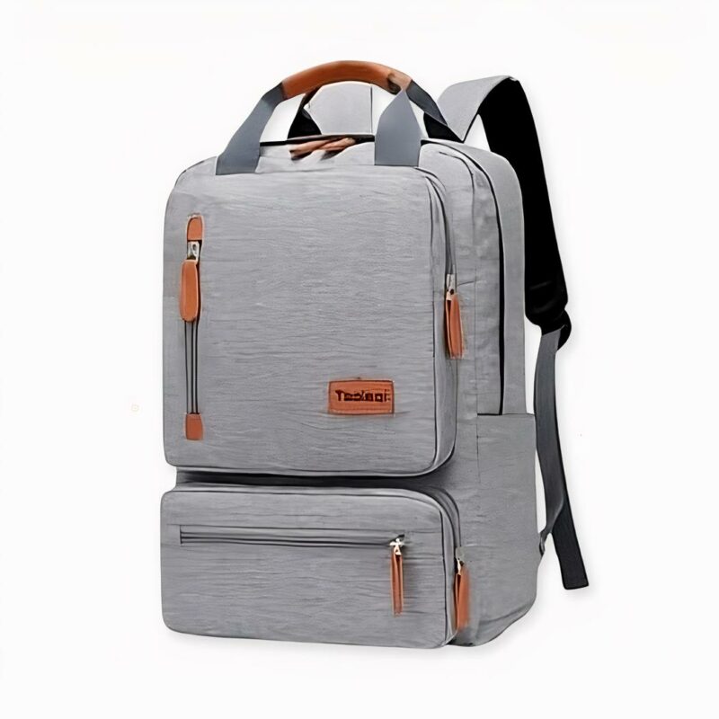 Sac à dos d'ordinateur design épuré - Gris - Sac à dos pour ordinateur portable Sac d'ordinateur portable