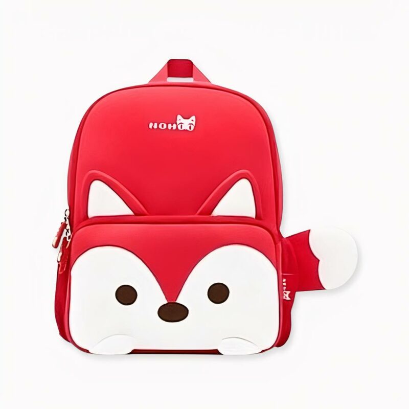 Sac à dos renard mignon. Couleur rouge et blanc, bonne qualité et très tendance.