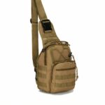Sac à dos avec bandoulière - Camel - Sac à dos Sac