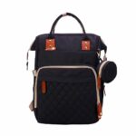 Sac à couches de voyage pour nouveau-né - Noir - Sac à main bagages