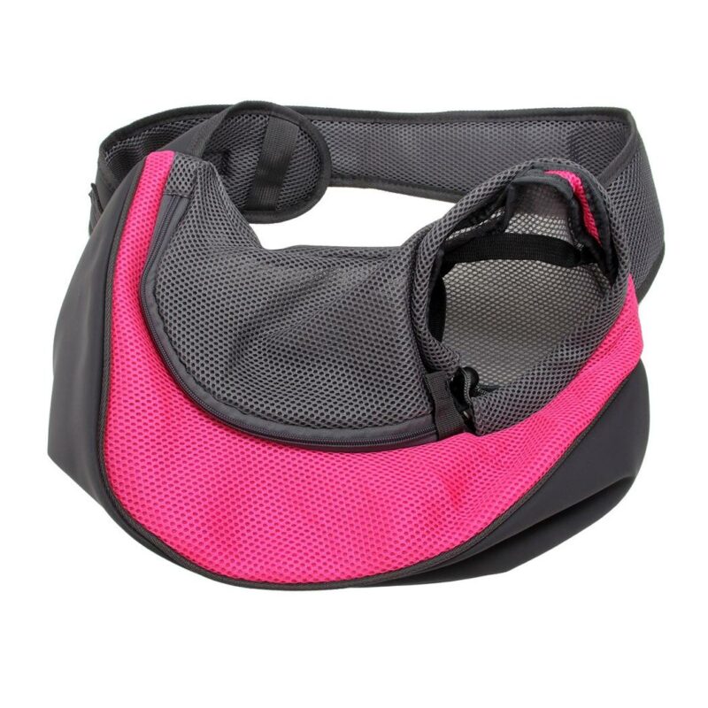 Sac à dos avec une seule bretelle pour chien - S, Rose - Sac Chat