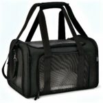 Sac à dos de voyage pour animal de compagnie - M, Noir - Chat Chien