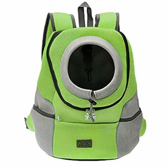 Sac à dos de promenade à double épaule pour chien - Vert, XL - Chien Chat