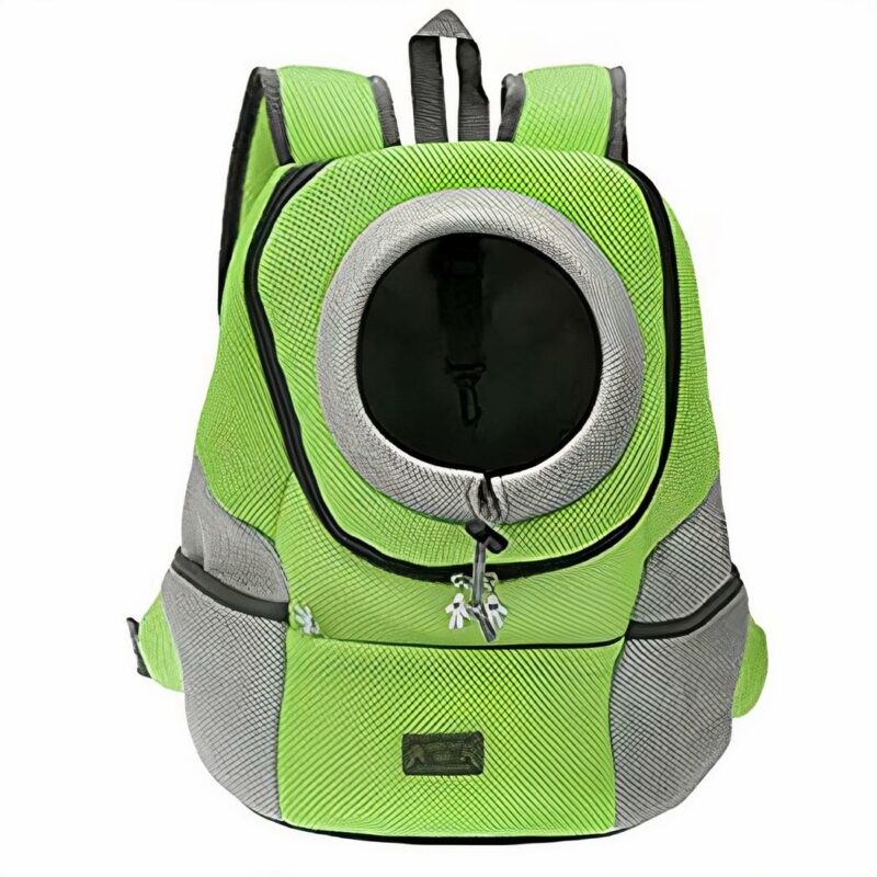 Sac à dos de promenade à double épaule pour chien - Vert, XL - Chien Chat