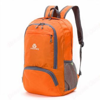 Sac à dos pliable en nylon : étanche et léger - Orange - Sac à dos Sac