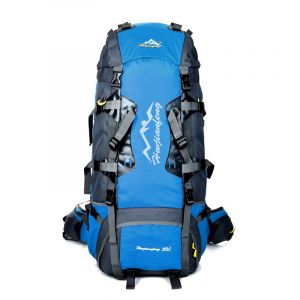 Grand sac à dos de randonnée (80L) - Bleu ciel - Sac à dos Sac à dos de randonnée
