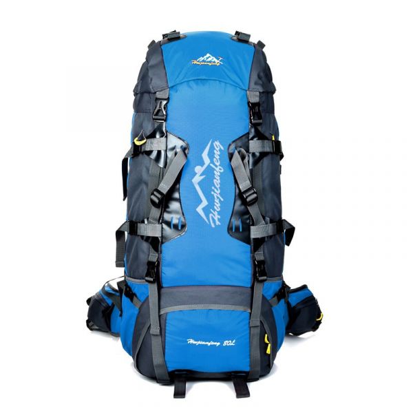 Grand sac à dos de randonnée (80L) - Bleu ciel - Sac à dos Sac à dos de randonnée