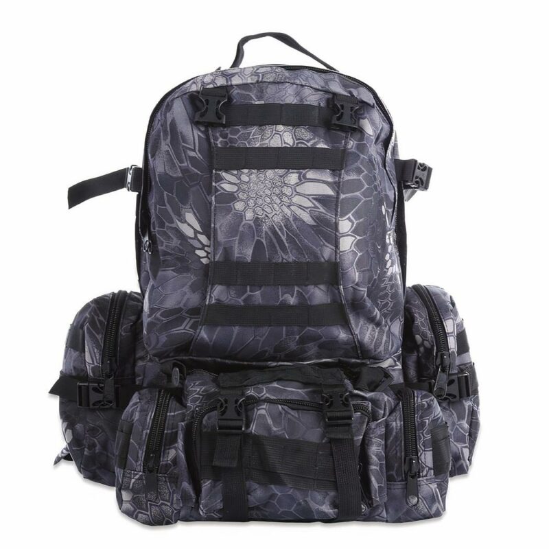 Sac à dos de voyage tactique - Noir militaire - Sac à dos Sac