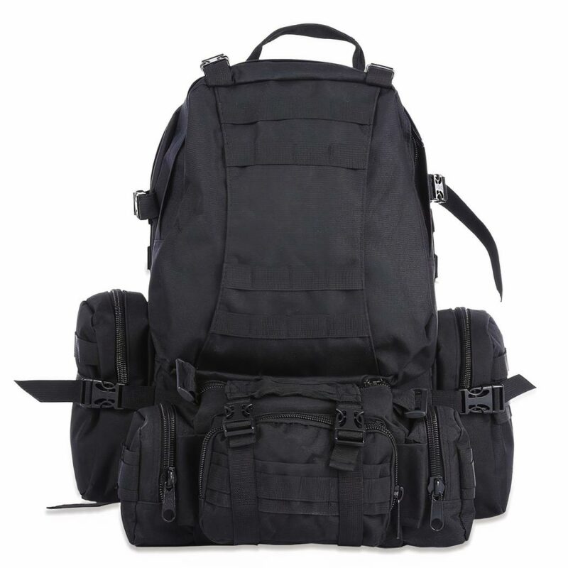 Sac à dos de voyage tactique - Noir - Sac à dos Tactiques militaires