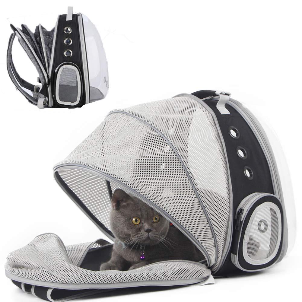 Chien Halinfer dos extensible chat sac à dos Space Capsule Transparent Pet Carrier pour petit chien