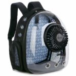 Sac à dos de transport transparent pour chien - Bleu - Chat Sac à dos