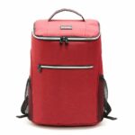 Sac à dos isotherme élégant 20L - Rouge - Boîte à déjeuner Sac