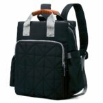 Sac à couches en nylon pour bébé - Noir - Couche Sac