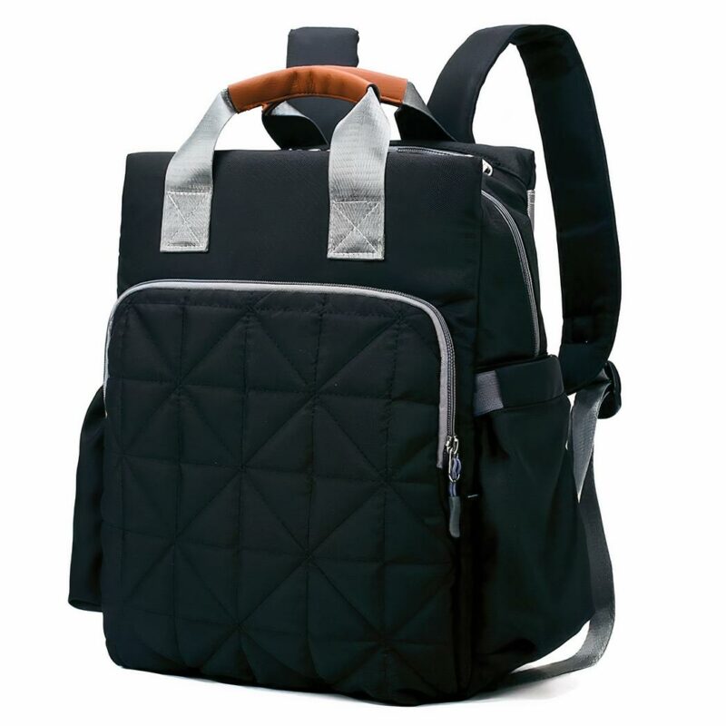 Sac à couches en nylon pour bébé - Noir - Couche Sac