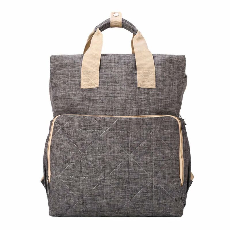 Sac à couches en nylon pour bébé - Marron - Sac à langer bagages