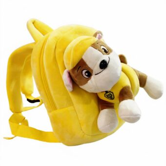 Sac à dos Pat'patrouille à peluche détachable - Jaune - Animal en peluche Sac