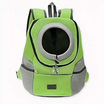 Sac à dos de promenade à double épaule pour chien - Vert, XL - Chien Chat