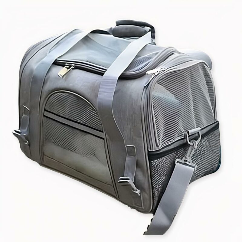 Sac à dos de voyage en maille pour animaux - Gris clair, S - Chien Chat