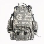 Sac à dos de voyage tactique - Gris militaire - Sac à dos Tactiques militaires