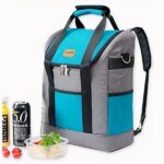 Sac à dos isotherme extra large bleu - Sac Boîte à déjeuner