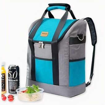 Sac à dos isotherme extra large bleu - Sac Boîte à déjeuner