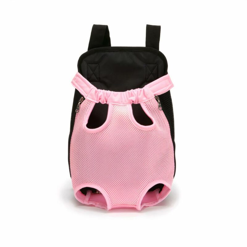 Sac à dos kangourou réglable pour chien - Rose, XL - Chien Chat