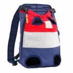 Sac à dos de transport pour animal petit et moyen gabarit - Rouge - Chien Chat