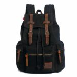 Sac à dos en toile pour homme - Noir - Sac à dos Sac à dos scolaire