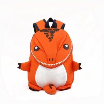 Sac à dos dinosaure pour enfant - Orange - Sac à dos scolaire Sac à dos pour enfants