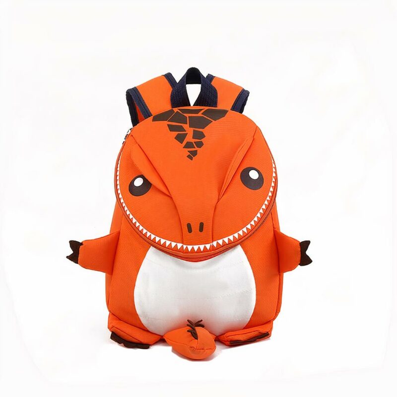 Sac à dos dinosaure pour enfant - Orange - Sac à dos scolaire Sac à dos pour enfants